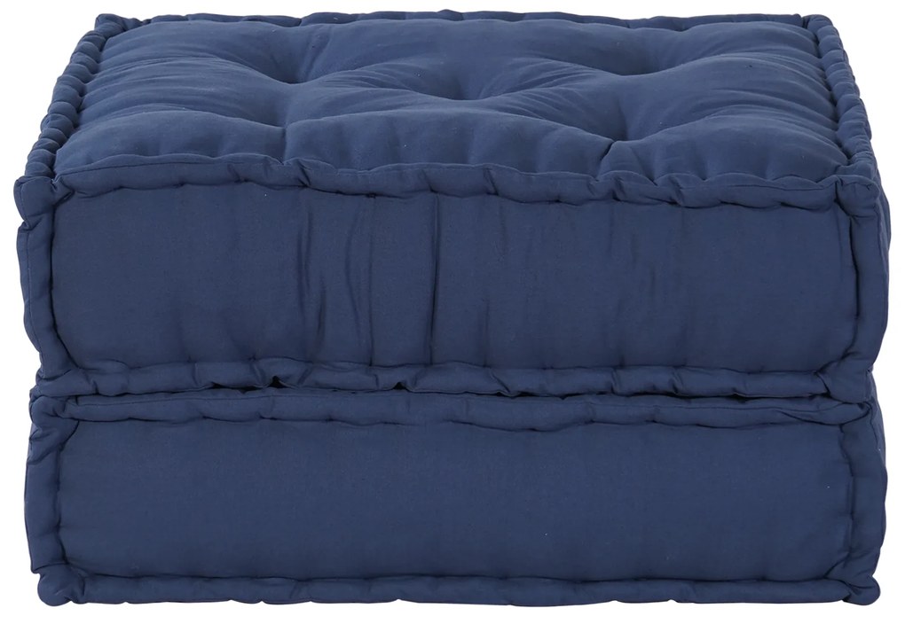 vidaXL Modular Πουφ Ινδigo 70x70x36 Υφάσμα