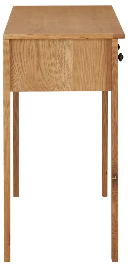 vidaXL Τραπέζι Κονσόλα 110 x 40 x 75 εκ. από Μασίφ Ξύλο Δρυς