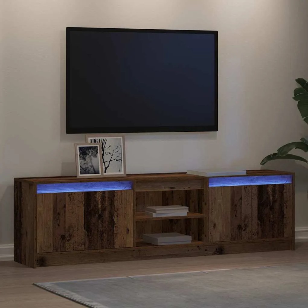 vidaXL Ντουλάπι TV Καφέ 180 x 34 x 50 εκ Επεξεργασμένο ξύλο