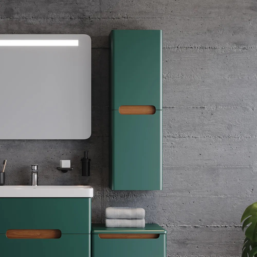 Στήλη MASAL Σκούρο Πράσινο MDF 18mm Λάκα 35 3CMAS035GRM κρεμαστή 3CMAS035GRM