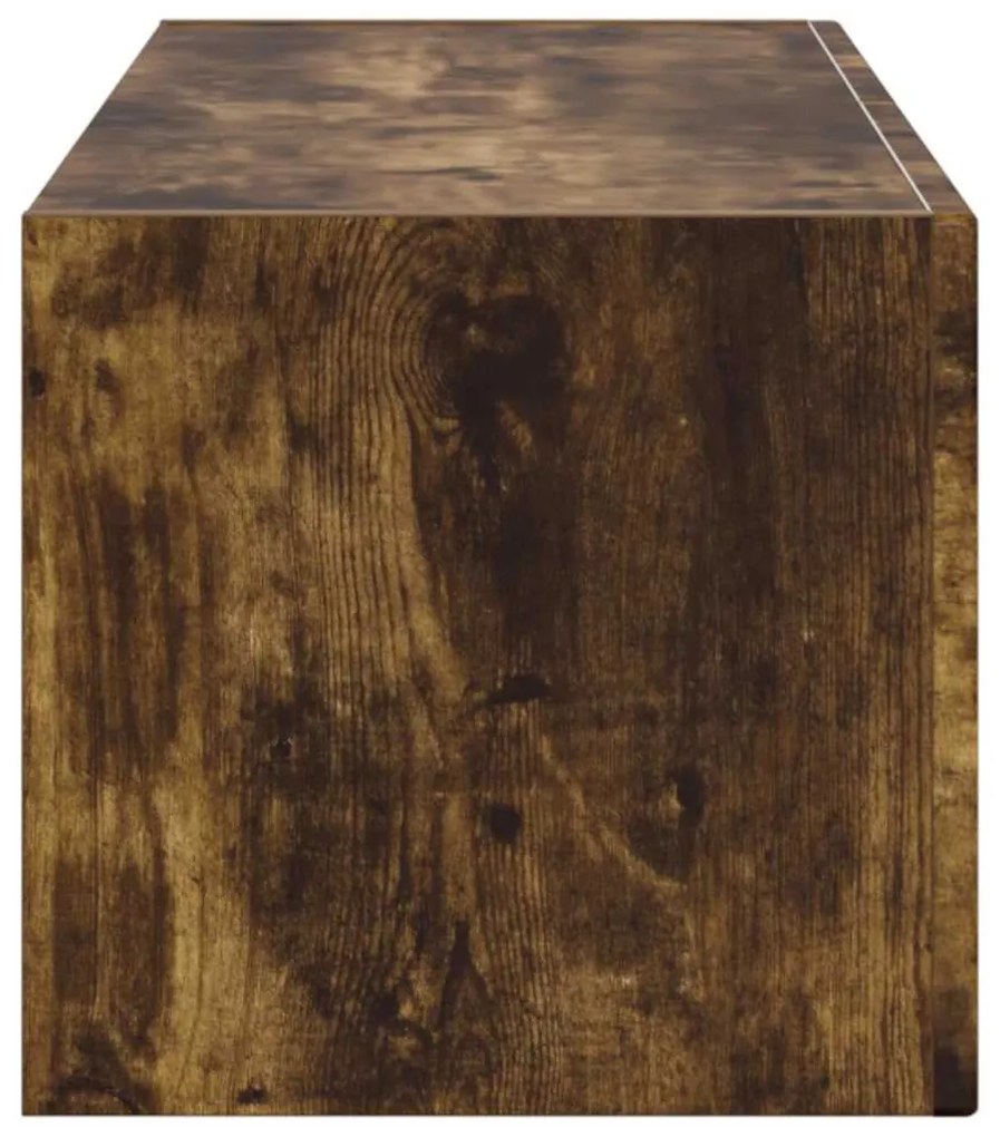 vidaXL Ντουλάπι Τηλεόρασης Τοίχου Καπνιστό Δρύς 60 x 31 x 29.5 εκ