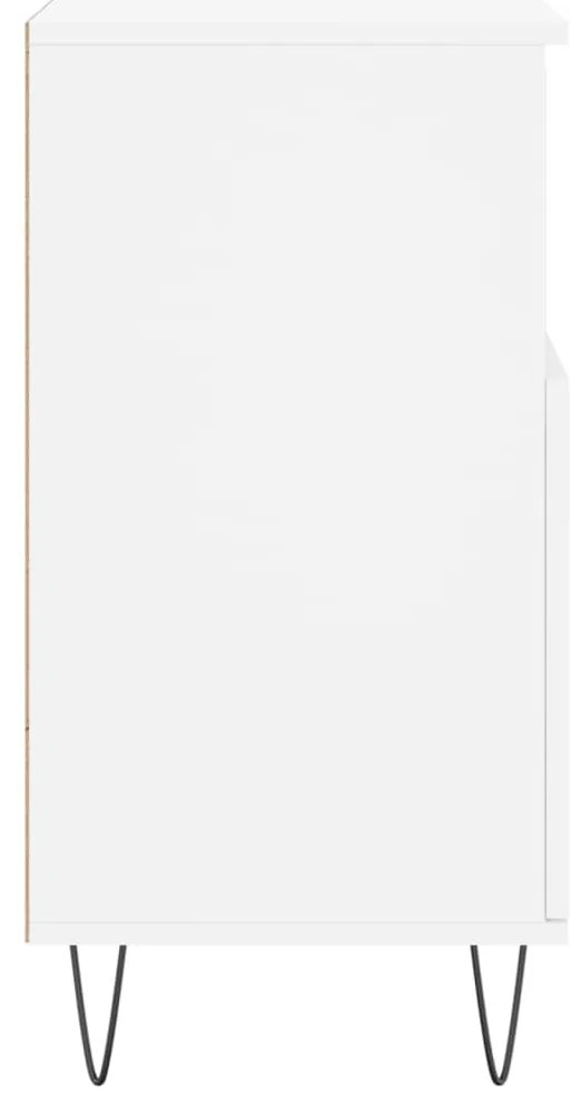 vidaXL Συρταριέρα Λευκή 60 x 35 x 70 εκ. από Επεξεργασμένο Ξύλο
