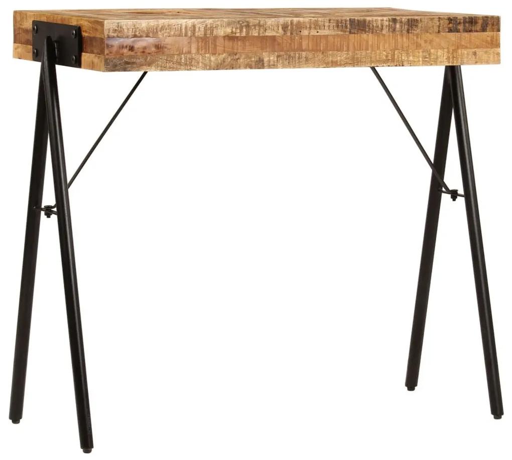 Τραπέζι Κονσόλα 80 x 40 x 75 εκ. από Μασίφ Ξύλο Μάνγκο - Καφέ