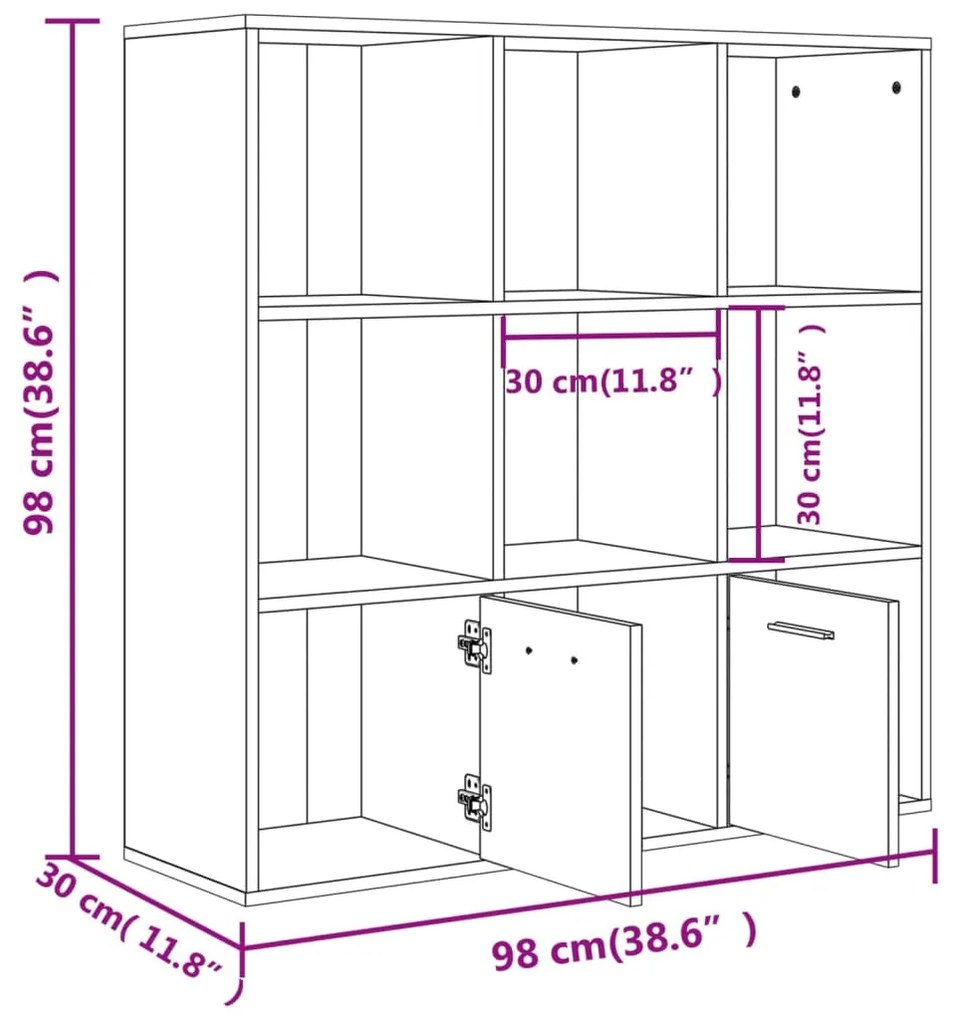 ΒΙΒΛΙΟΘΗΚΗ ΓΚΡΙ ΤΟΥ ΣΚΥΡΟΔΕΜΑΤΟΣ 98X30X98 ΕΚ. ΑΠΟ ΜΟΡΙΟΣΑΝΙΔΑ 801120