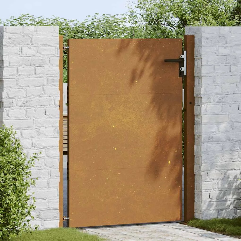 vidaXL Πύλη Κήπου 105 x 155 εκ. από Ατσάλι Corten
