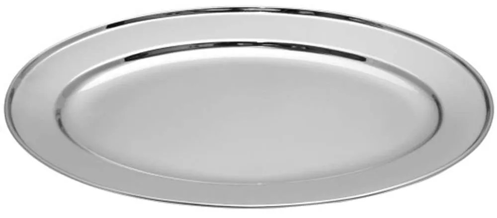 Πιατέλα Ανοξείδωτη Οβάλ UR40653000 30cm Silver K-Professional Stainless Steel