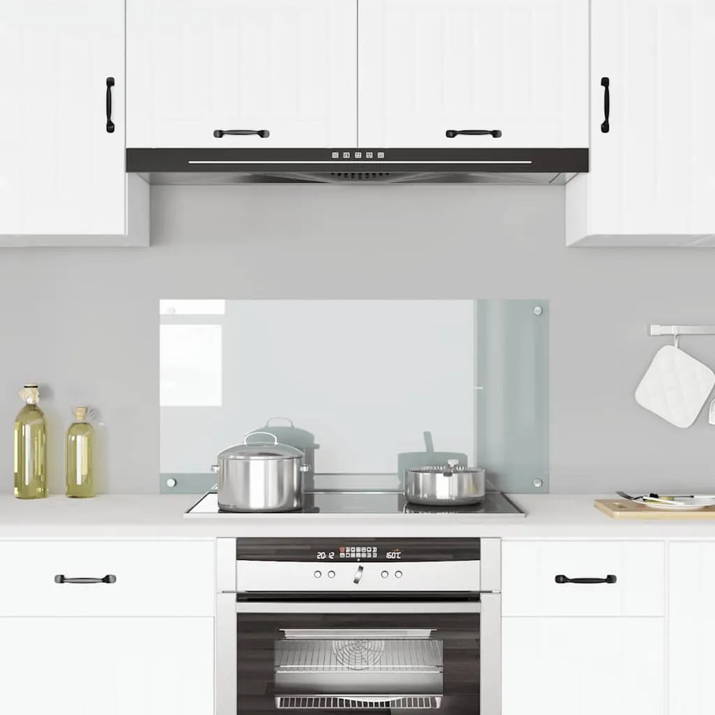 vidaXL Πλάτη Κουζίνας Διαφανής 100 x 50 εκ. από Ψημένο Γυαλί