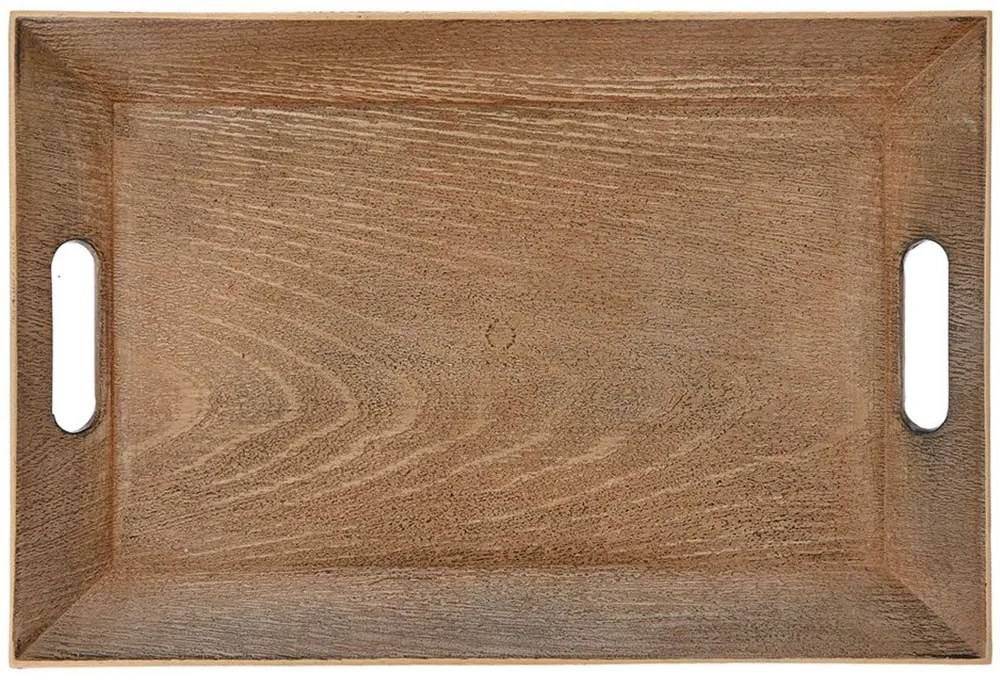 Δίσκος Ορθογώνιος 79969 40x27cm Brown Πλαστικό