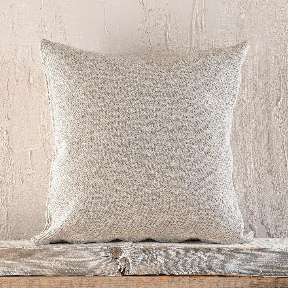 Μαξιλαροθήκη Διακοσμητική Bosphore Beige Ρυθμός 40Χ40 Βαμβάκι-Πολυέστερ