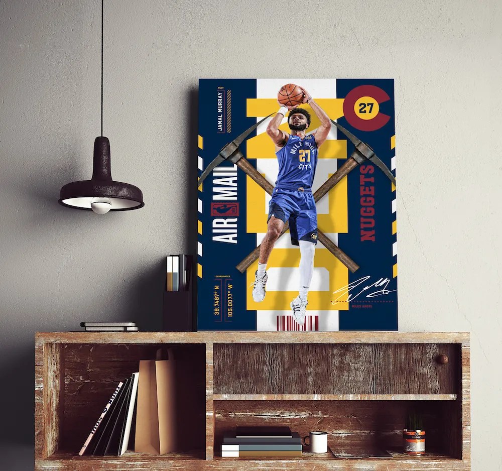 Πίνακας σε καμβά  Jamal Murray KNV1550 30cm x 40cm