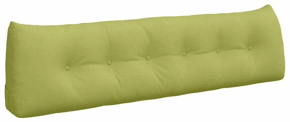 vidaXL Μαξιλάρι Πλάτης Ανοιχτό Πράσινο 180 x 24 x 50 εκ ύφασμα