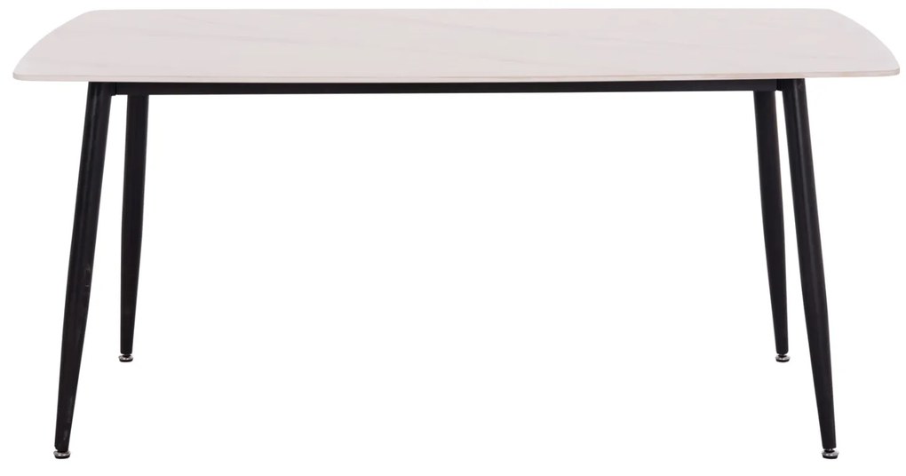 ΤΡΑΠΕΖΙ RAVEN HM18150.01 ΚΕΡΑΜΙΚΟ TOP ΜΕ ΟΨΗ ΛΕΥΚΟ ΜΑΡΜΑΡΟ 160x80x74Υεκ.