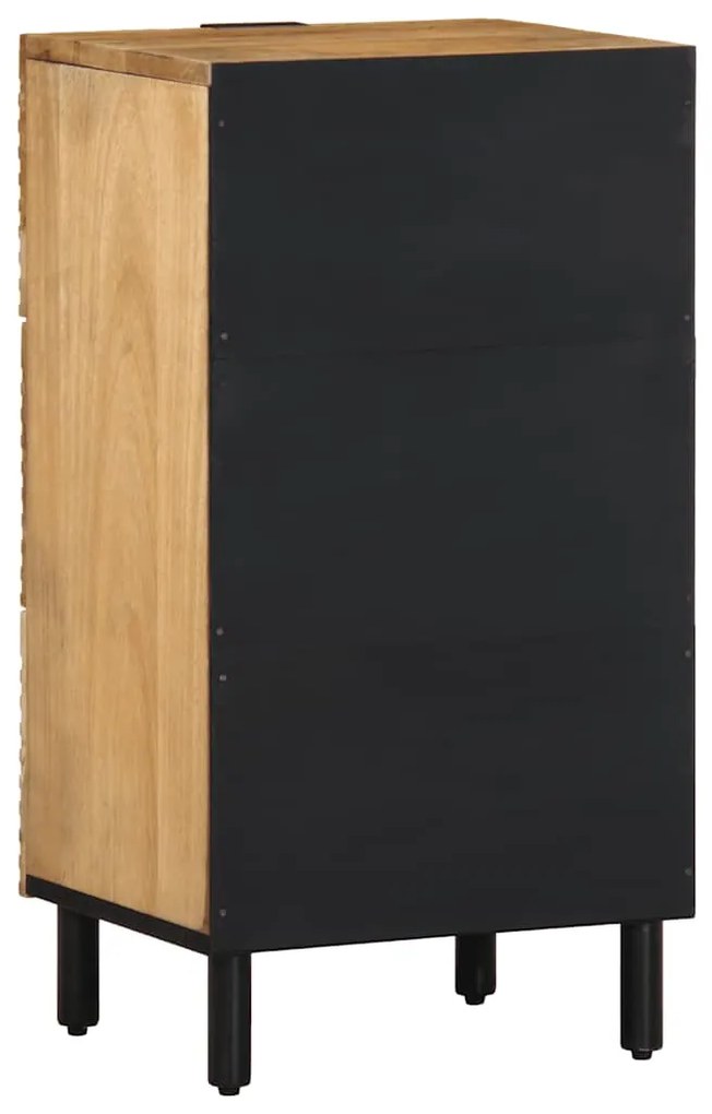 Sideboard καφέ 40x33x75 cm μασίφ ξύλο Mango - Καφέ