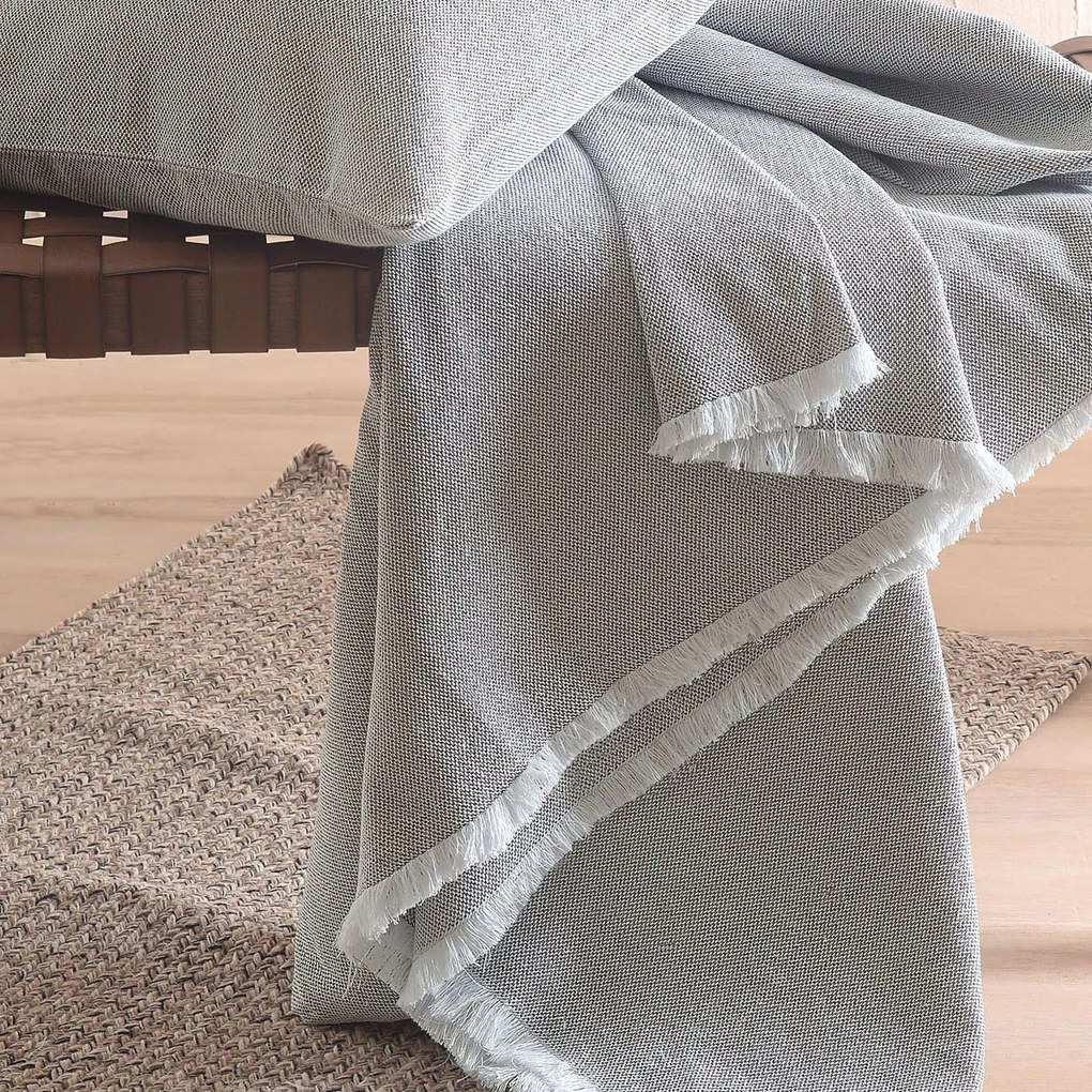 Ριχτάρι Καναπέ Τετραθέσιου (180x330) Rythmos Raven L.Grey