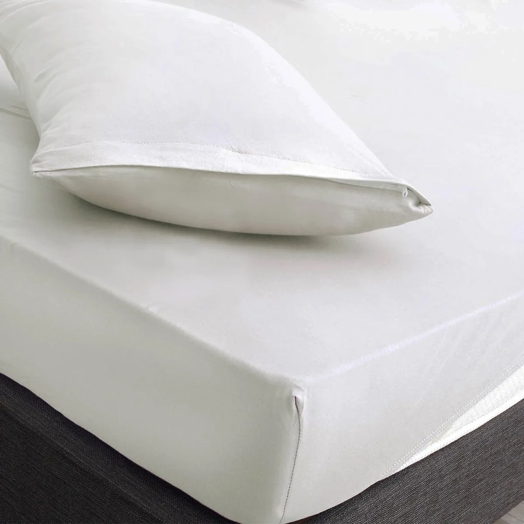 Κάλυμμα Στρώματος King Size (Σετ) Rythmos Essential Λευκό New