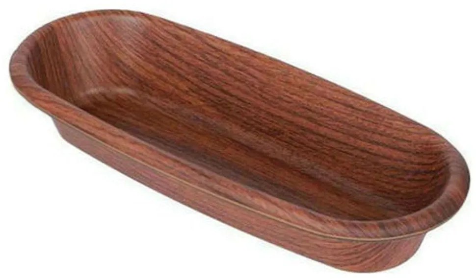 Ορντεβιέρα Οβάλ 10178 12x29,5cm Brown Evelin Polystyrene