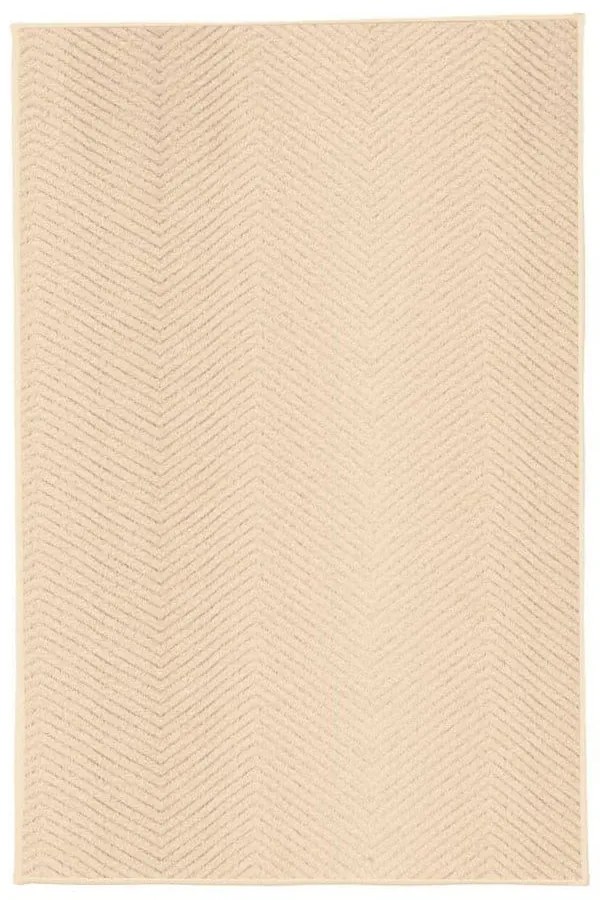 Πατάκι Μπάνιου Zigzag 9178 226 Sandbeige Kleine Wolke 70X120 Πολυέστερ