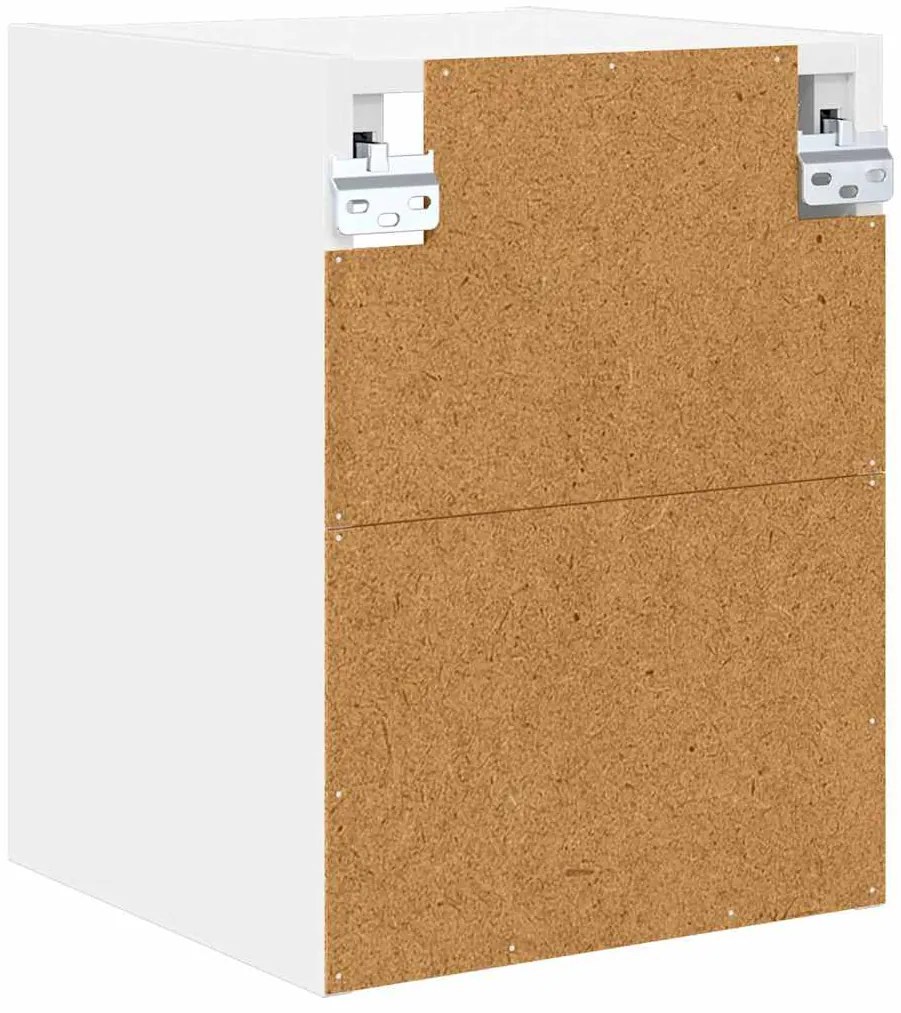 vidaXL Κρεμαστό ντουλάπι με αποθήκευση Riga Λευκό 30 x 29,5 x 40 εκ.