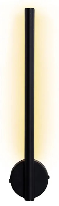 Απλίκα Τοίχου LED Heronia Line Black 01-0427