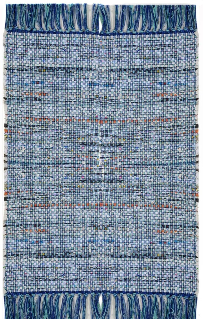 Χαλί Boho 30150-35 Blue-Orange Merinos 160X230cm