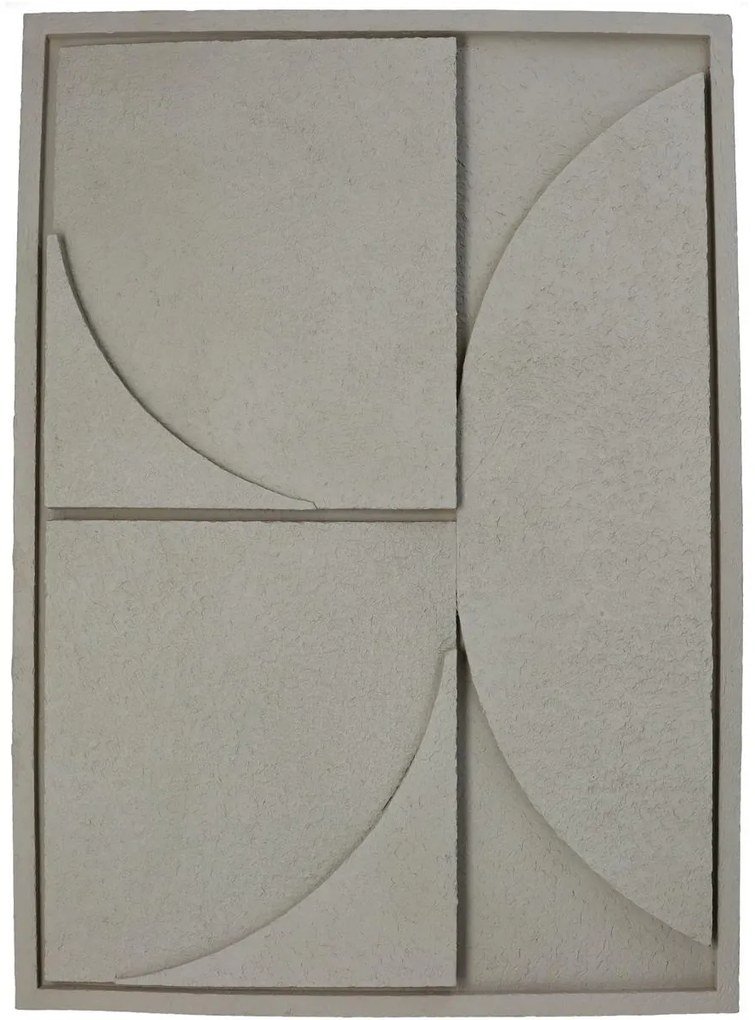 Διακοσμητικό Τοίχου ArteLibre Μπεζ Polyresin 49.5x4.5x69.5cm-05154105