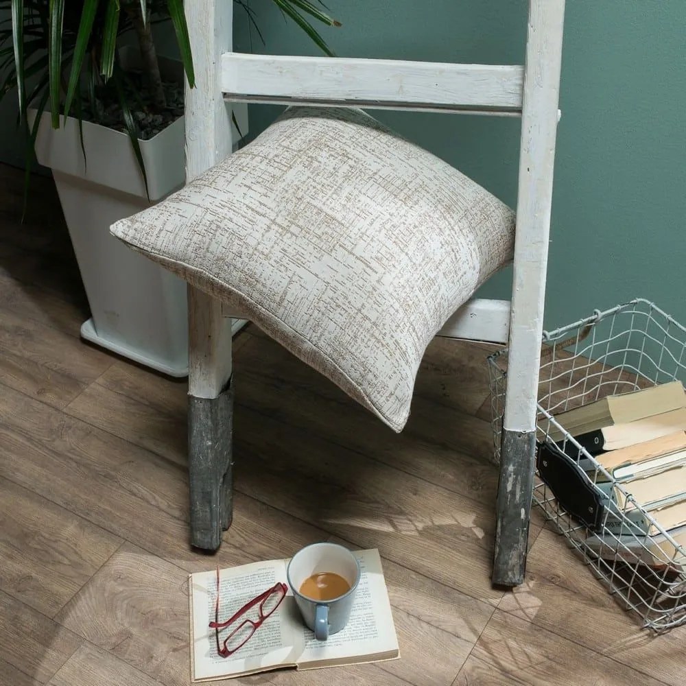 Μαξιλαροθήκη Διακοσμητική Positano 01 Ecru Teoran 43X43 Cotton-Polyester