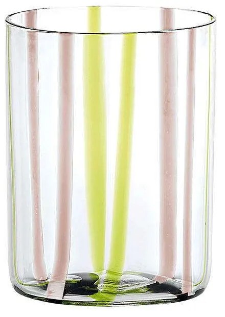 Ποτήρι Tirache TR00113 350ml Lime-Amethyst Zafferano Glass
