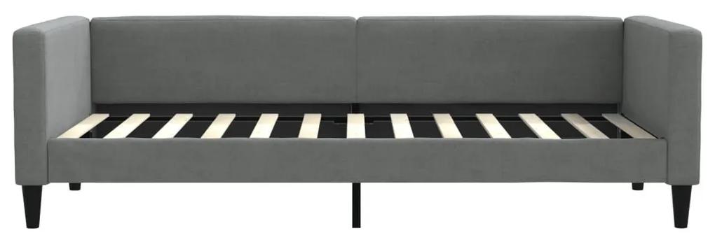 Καναπές Κρεβάτι Σκούρο Γκρι 90 x 200 εκ. Υφασμάτινος - Γκρι