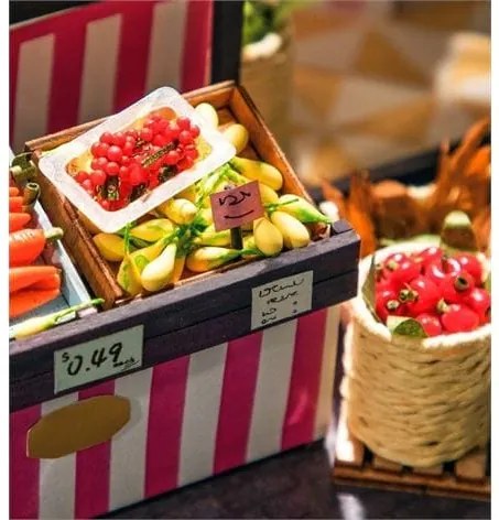 DG142 Carl’s Fruit Shop – Happy Corner DIY Dollhouse ROBOTIME