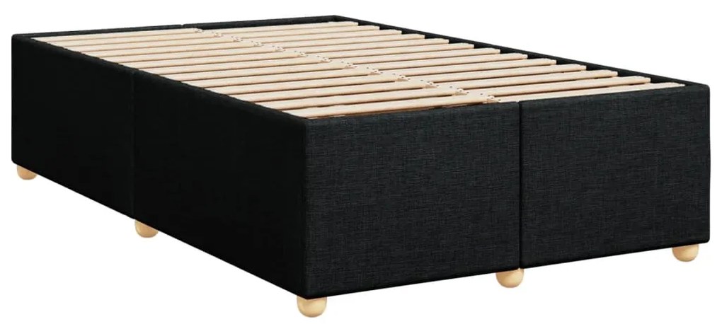 ΚΡΕΒΑΤΙ BOXSPRING ΜΕ ΣΤΡΩΜΑ ΜΑΥΡΟ 120X200 ΕΚ. ΥΦΑΣΜΑΤΙΝΟ 3288949