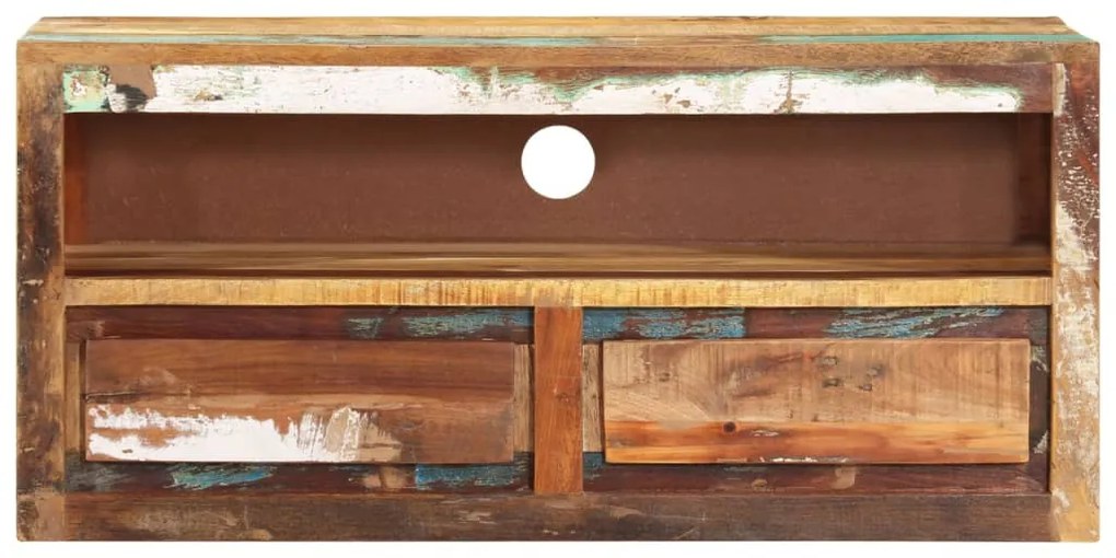 vidaXL Έπιπλο Τηλεόρασης 88 x 30 x 40 εκ. από Μασίφ Ανακυκλωμένο Ξύλο