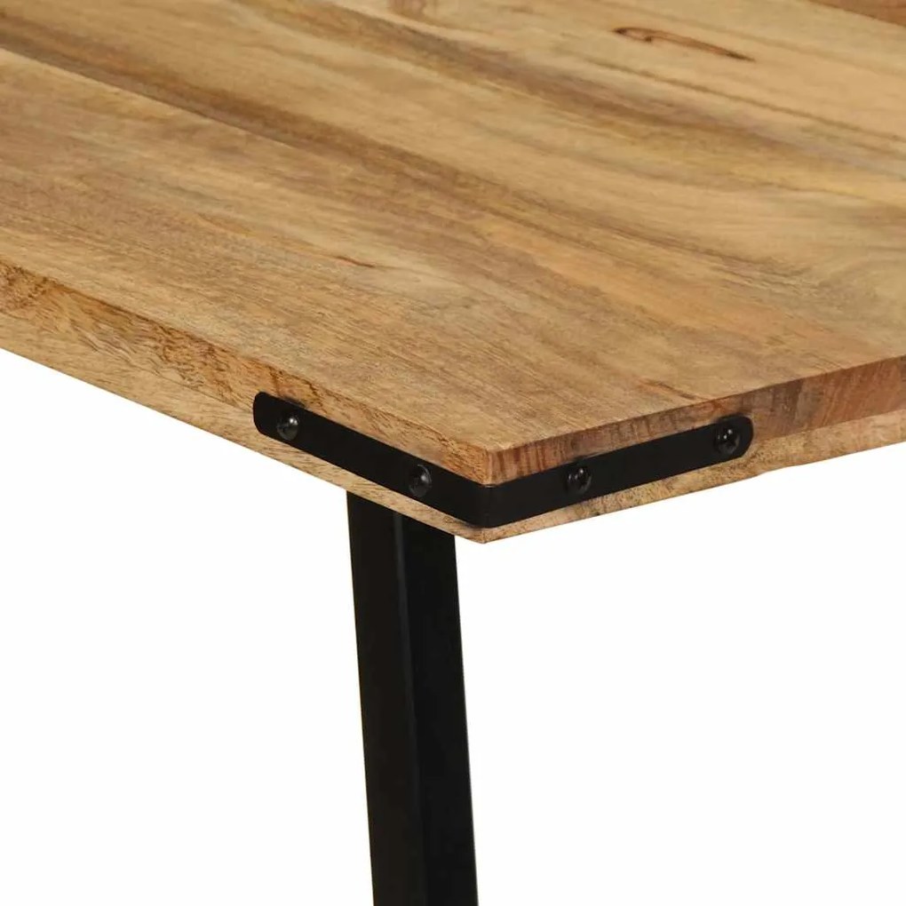 vidaXL Τραπεζαρία 140 x 70 x 75 εκ. από Μασίφ Ξύλο Μάνγκο