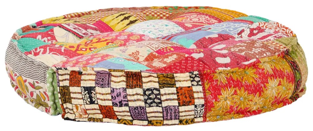 vidaXL Πουφ Patchwork 100 x 20 εκ. Υφασμάτινο