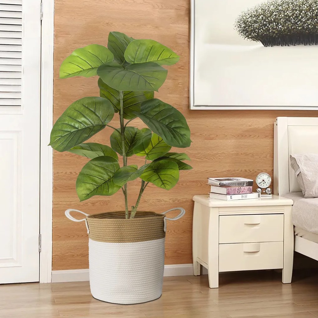 GloboStar® Artificial Garden FICUS RELIGIOSA TREE 20377 Τεχνητό Διακοσμητικό Φυτό Ιερή Συκή Υ100cm