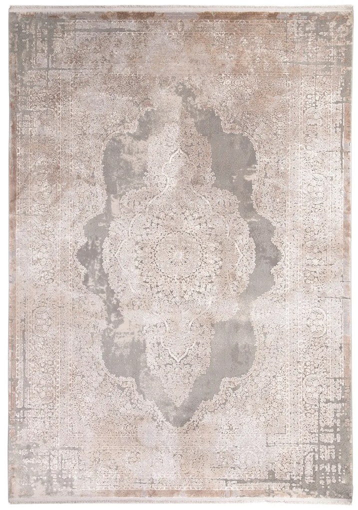 Χαλί Bamboo Silk 5988D L. Grey D. Beige - 200x300