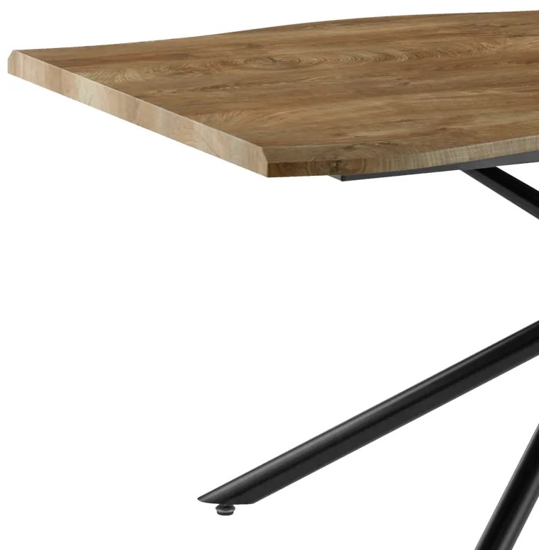 Τραπεζαρία Ditta-Jonal pakoworld μόκα- καρυδί 180x90x76εκ (1 τεμάχια)