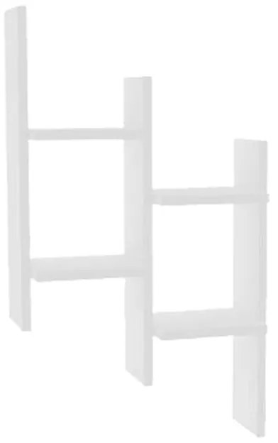 Ραφιέρα τοίχου Tabal pakoworld σε λευκή απόχρωση 49.4x14.5x85εκ