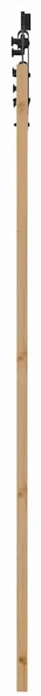vidaXL Συρόμενη Πόρτα ORKDAL Καφέ 86 x 211 cm Ξύλο και μέταλλο