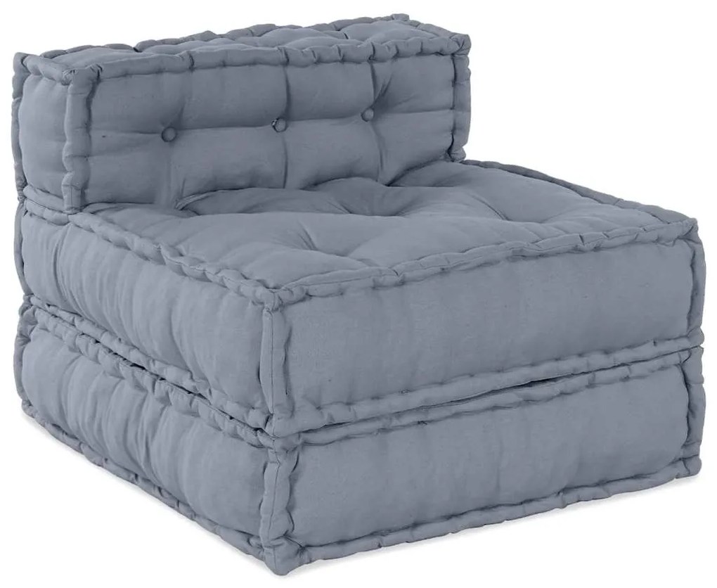 vidaXL Αρθρωτός Καναπές Γκρι 70 x 70 x 54 εκ ύφασμα