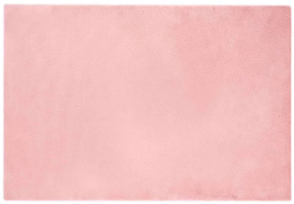 vidaXL Χαλιά Ψεύτικου Κουνελιού Olite Ροζ 120 x 170 cm Πολυεστέρας