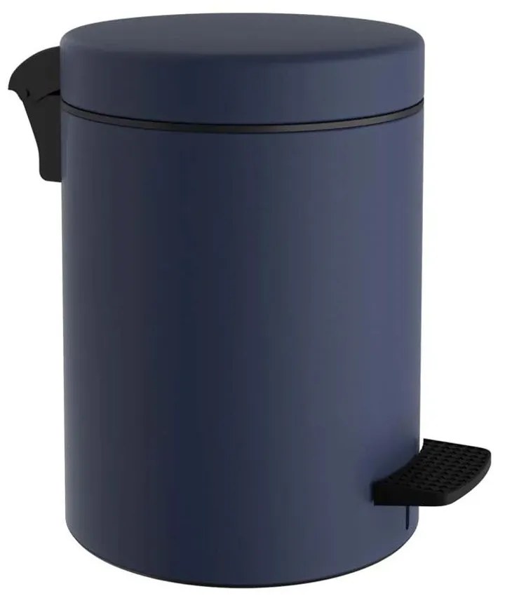 Κάδος Απορριμμάτων 5lt 05-096-203 Dark Blue Pam&amp;Co Ανοξείδωτο Ατσάλι