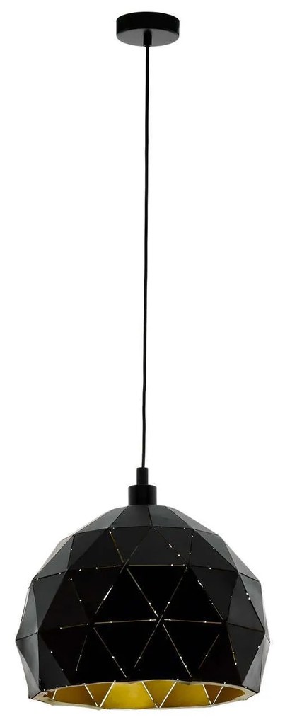 Φωτιστικό Οροφής 97845 Black - Gold Roccaforte Eglo Metal
