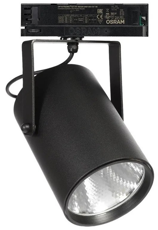 Σποτ Ράγας VK/04354/TR/B/18/930 220-240V Led 39.1W 3000K 4.295lm 18° IP20 Black VKLed