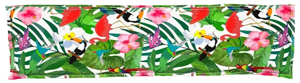 vidaXL Μαξιλάρι παλέτας για πάγκο Floral Πολύχρωμο 150 x 40 x 8 εκ.