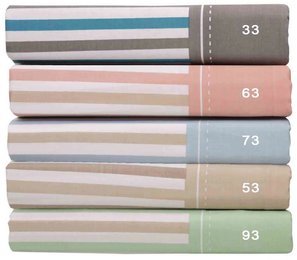 Σεντόνι Mix &amp; Match Beige 53 Υπέρδιπλo 240x270cm Χωρίς Λάστιχο 100% Cotton
