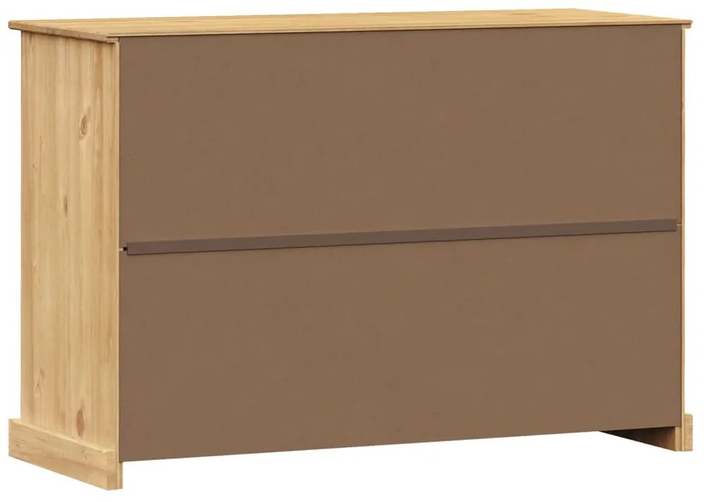 vidaXL Μπουφές με Συρτάρια VIGO 113 x 40 x 75 εκ. Μασίφ Ξύλο Πεύκο