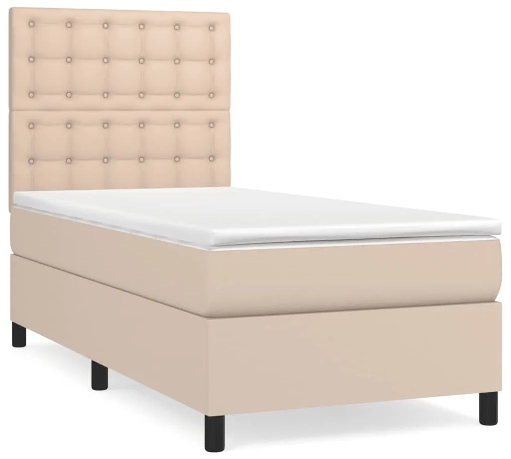 ΚΡΕΒΑΤΙ BOXSPRING ΜΕ ΣΤΡΩΜΑ ΚΑΠΟΥΤΣΙΝΟ 100X200ΕΚ.ΑΠΟ ΣΥΝΘ.ΔΕΡΜΑ 3142832