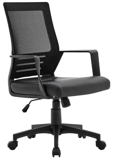 Καρέκλα Γραφείου FL19-3Α Fylliana Μαύρο 60x63x95/105 εκ. 60x63x105 εκ.