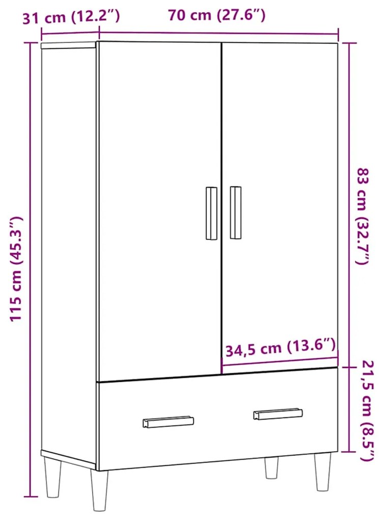 ΝΤΟΥΛΑΠΙ ΠΑΛΙΟ ΞΥΛΟ 70X31X115 CM ΚΑΤΑΣΚΕΥΑΣΜΕΝΟ ΞΥΛΟ 856914