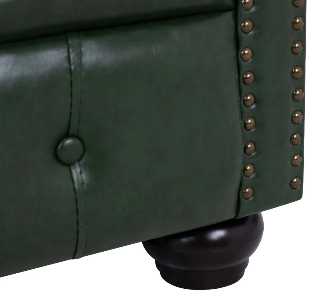 ΠΟΛΥΘΡΟΝΑ T.CHESTERFIELD HM3011.08 ΤΕΧΝΟΔΕΡΜΑ ΚΥΠΑΡΙΣΣΙ 106x87x70 εκ. - 0514483 - HM3011.08